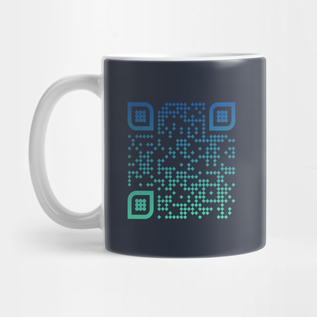 Mind your own damn business - QR Code by cryptogeek